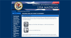 Desktop Screenshot of foia.ilattorneygeneral.net