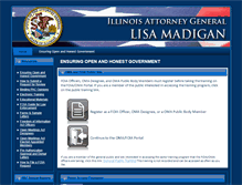 Tablet Screenshot of foia.ilattorneygeneral.net